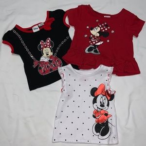 ❄️Disney t shirts. Set of 3